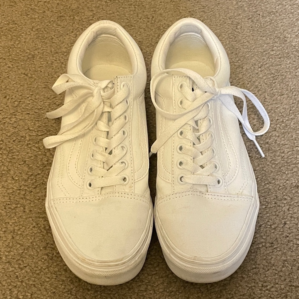 VANS canvas old skool, gently used
